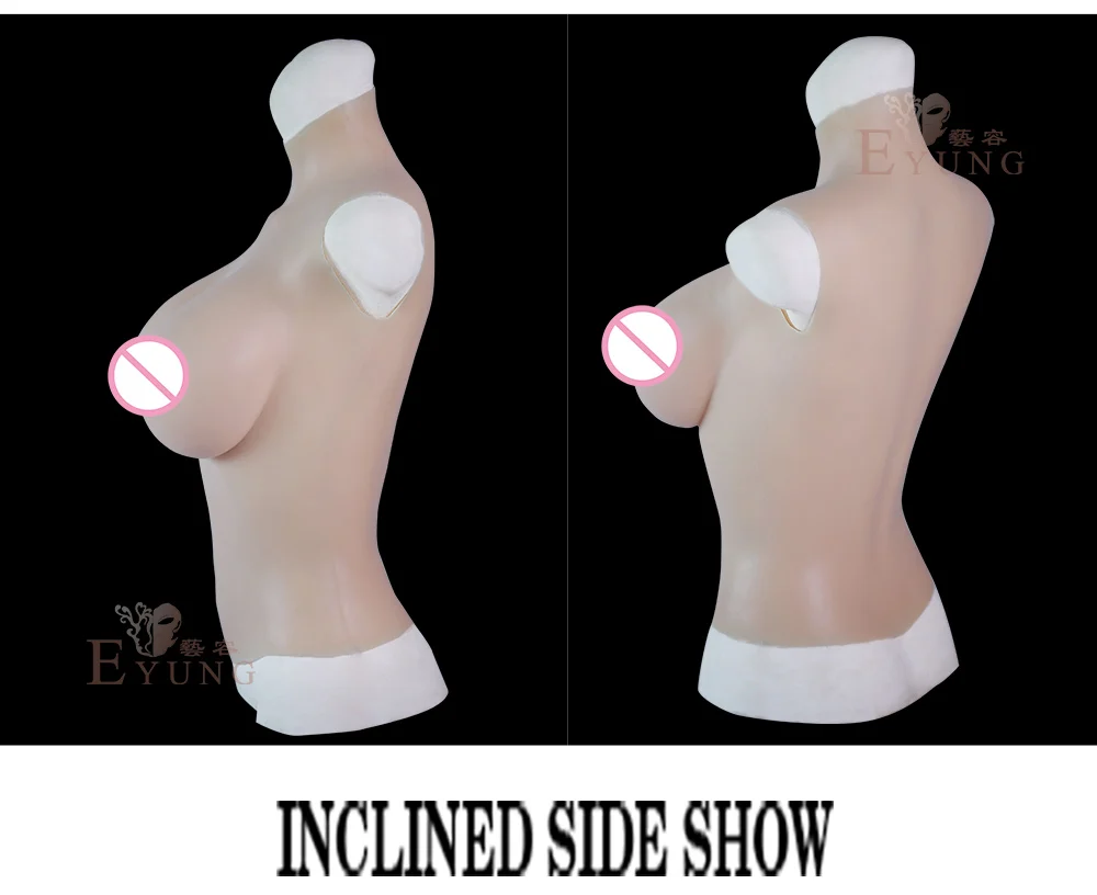 Crossdresser Realistic Silicone Breast Plate Forms Fake Boobs Enhancer Tits Shemale Transgender Drag Queen Crossdressing Cosplay (17)