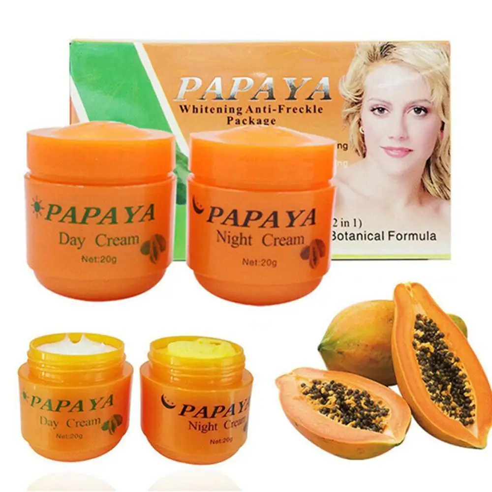 2 шт. FEIQUE PAPAYA Vitamina C отбеливающий крем против веснушек Питательный Уход за кожей против веснушек крем для лица