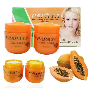 

2 PCS Vitamina C Whitening Face Cream Anti Freckle Nourishing Skin Carefacial lifting essence wrinkles hyaluronic Face Cream