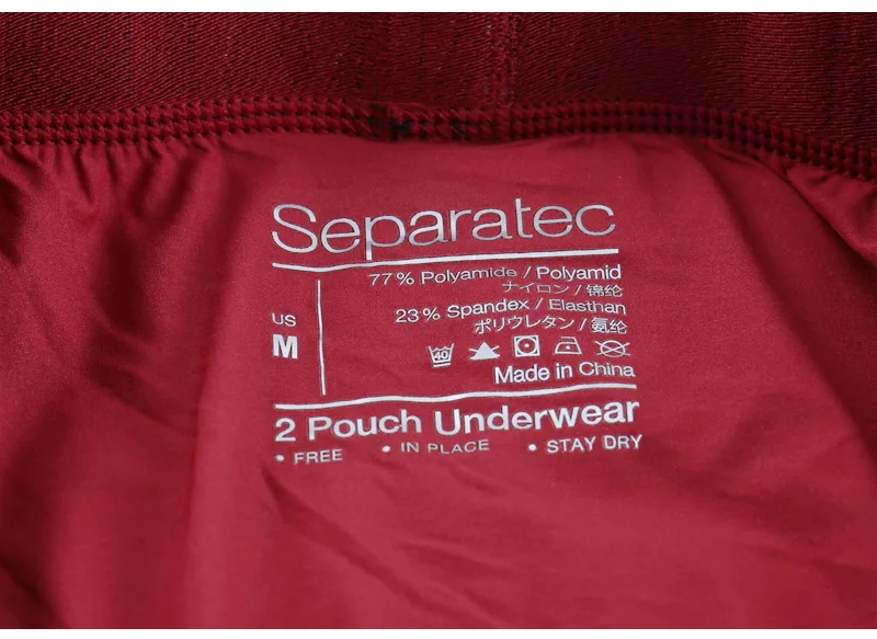 Separatec Men's Sport Performance Dual Pouch Boxer Long Leg Underwear cheap boxers