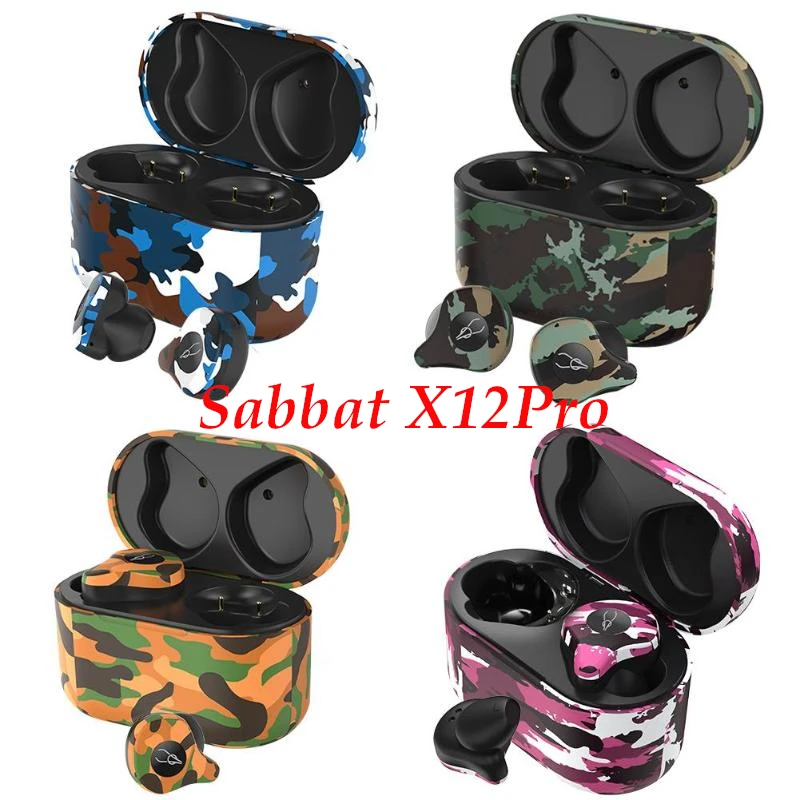 Sabbat X12 Pro QCC3020 TWS Bluetooth 5,0 беспроводные наушники 3D Hi-Fi стерео музыкальные наушники с зарядной коробкой мини камуфляжная гарнитура