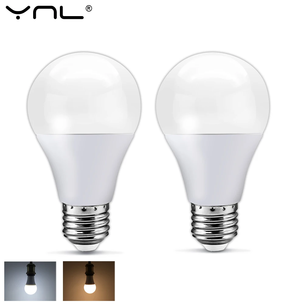 Светодиодная лампа E27 AC 220V 6W 9W 12W 15W 18W Лампада Bombilla Spotlight настольная