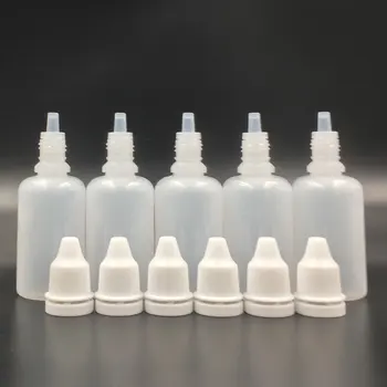 

Wholesale 100pcs 30ml Empty Plastic Squeezable Dropper Bottles E-Liquid Sample Bottle Refillable Vape Juice Bottle 20 Funnels