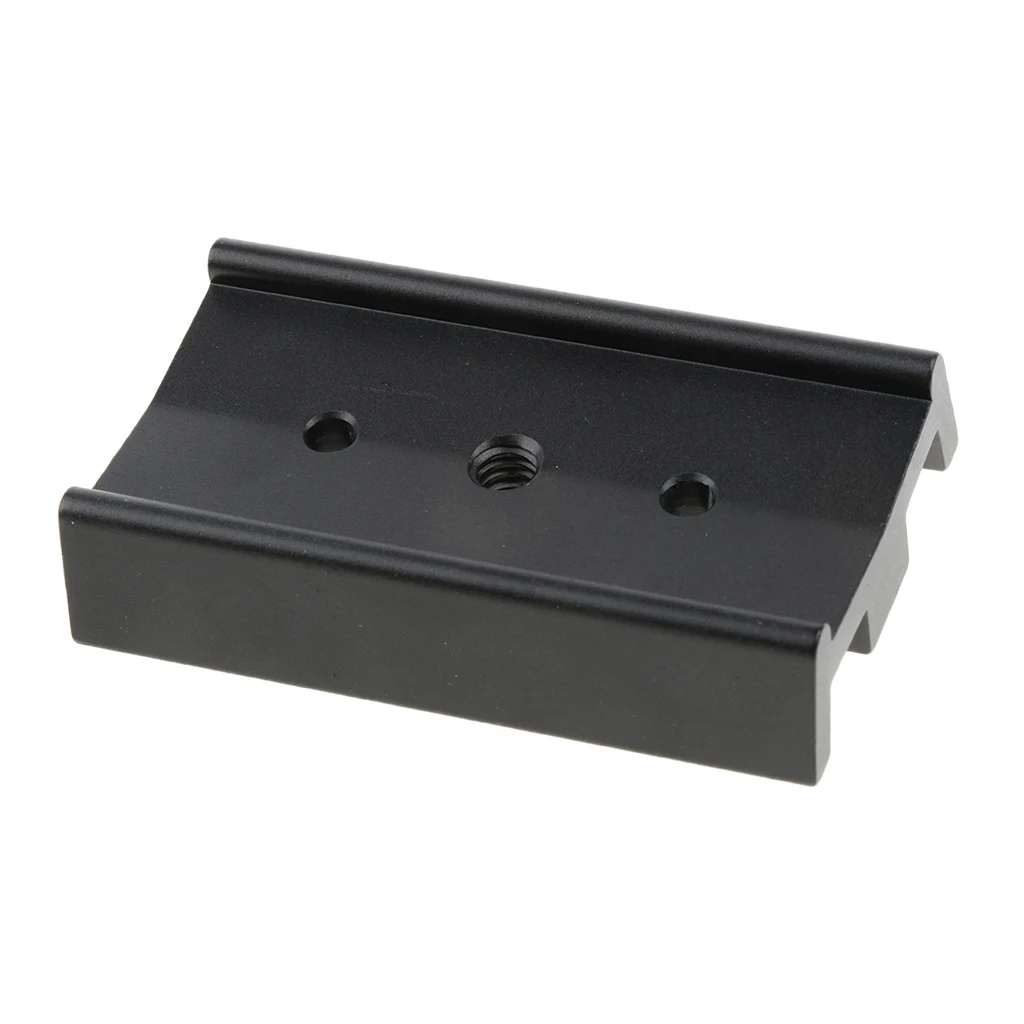 Metal Telescope Dovetail Mounting Plate for Equatorial Tripod Long Version - 70mm (Black)