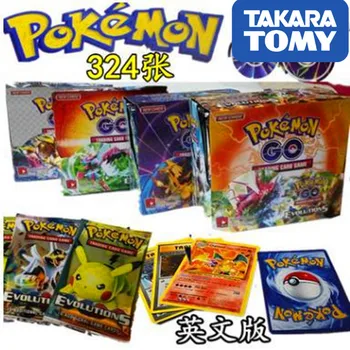 

324pcs TAKARA TOMY Pet Pokemon Cards 2019 The Newest Pokemon English Card The Toy of Children
