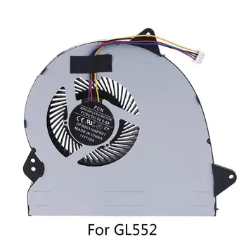 

Laptop Notebook CPU Cooling Fan Cooler Radiator Replacement for GL552 Accessories Efficient Heat Dissipation Low Noise X6HA