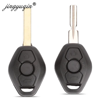 

Jingyuqin 3 Button Key Remote Shell Fit FOR BMW 1 3 5 6 7 Series Z3 Z4 X3 X5 M5 325i E38 E39 E46 Auto Key HU58 Hu92 Blade
