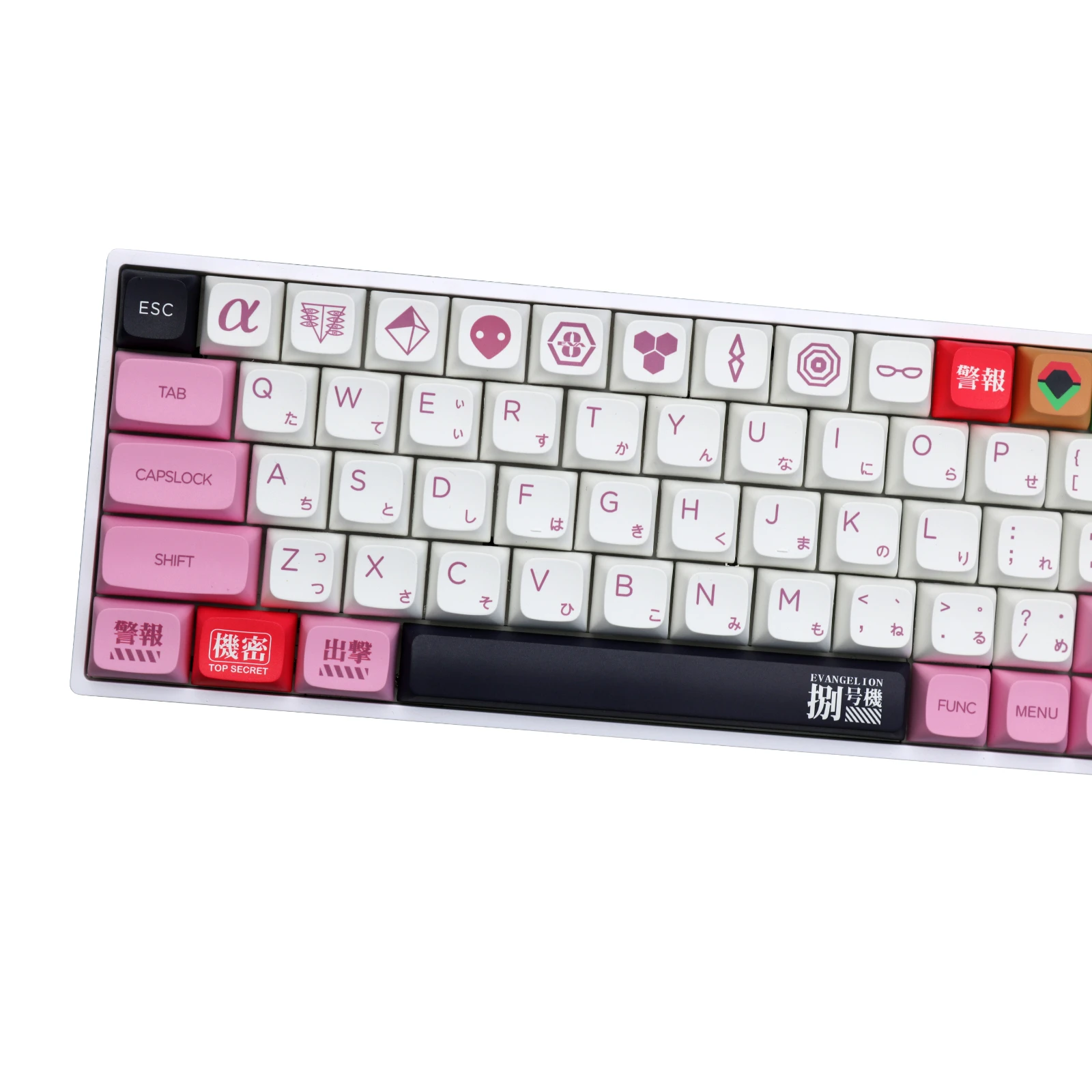 conjunto eva tema keycap pbt tintura subbed chave para mx switch teclado mecânico xda perfil keycaps