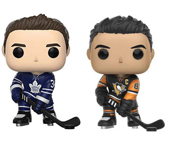

Funko Pop Ice hockey Player Sidney Crosby & Auston Matthews Figure Collection Vinyl Doll Model Toys
