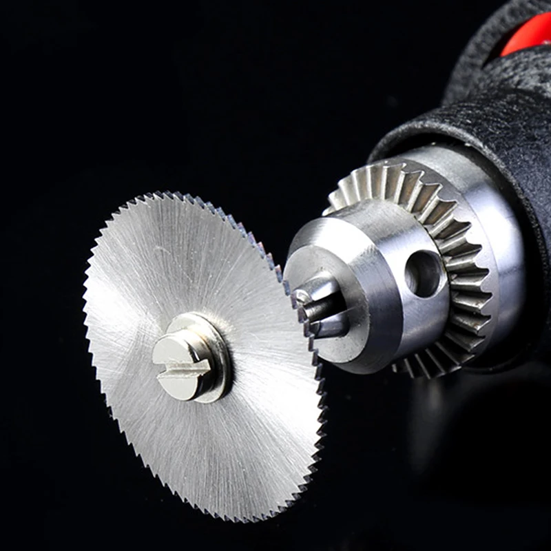 

6pcs 22-44mm Mini HSS Wood Cutting Discs Drill Woodworking Metal Cutter Power Tool Set Circular Saw Blade Rotary Tool Saw Blades