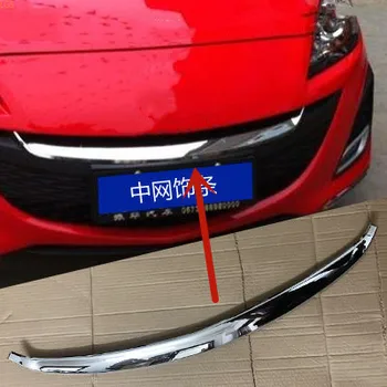 

For Mazda 3 2010-2013 High-quality ABS Chrome Front grille Decoration strip Anti-scratch protection decoration Car styling