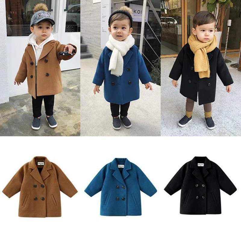 Wool Outerwear Coats Wool Coat Overcoat Wool Trench Coat Baby Boy