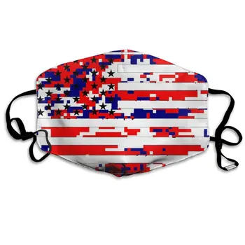 

American Flag print Dustproof and windproof mask, washable and reusable, suitable for outdoor sports