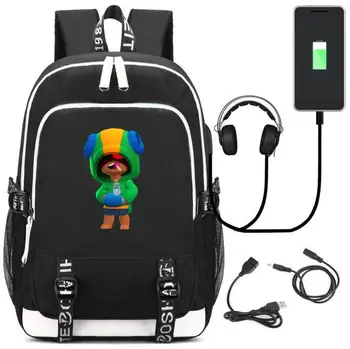 

New Anime Game Character Leon Backpack Men Women Travel Laptop Shoulder Bag Kids Teens School Bags Bookbag Gift