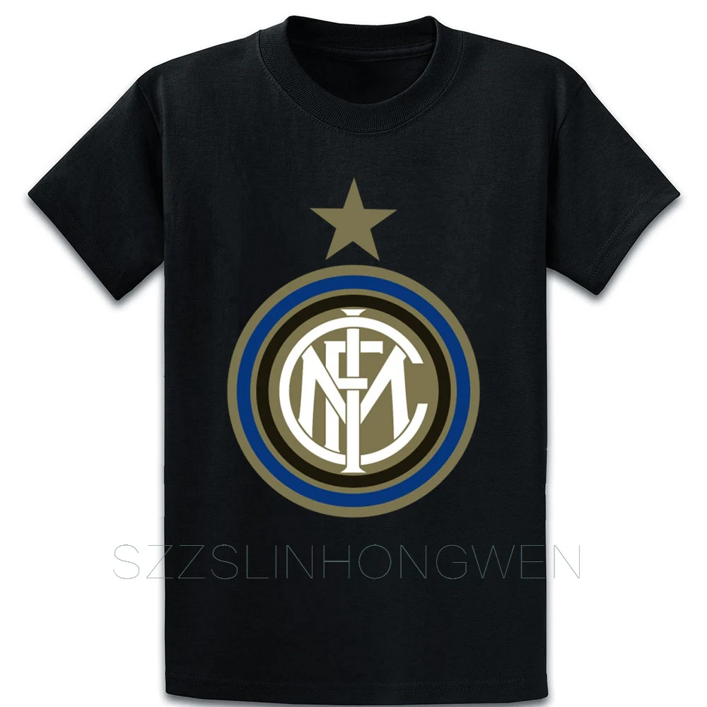 

Inter Milan T Shirt Leisure Round Neck Sunlight Customized Summer Style Short Sleeve Building Pattern Shirt