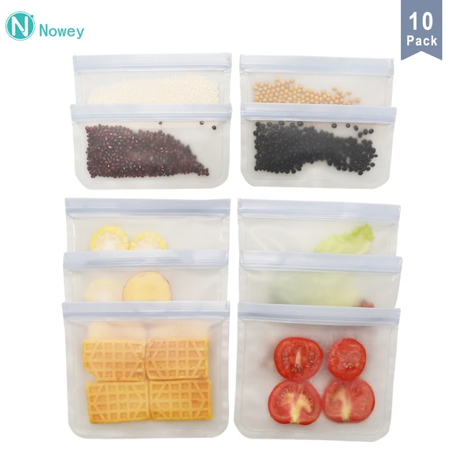 10pcs Disposable Plastic Food Storage Food Container Reusable