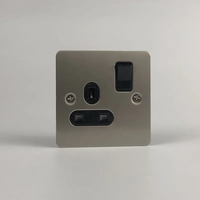 gang, 2 vias, painel de luz, aço