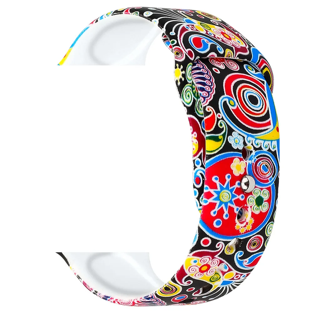 1 Joyozy ткань нейлоновая петля мягкий ремешок для наручных часов iWatch, 5/4/3/2/1 дышащая Замена чехол-накладка из искусственной кожи для наручных часов Apple Watch 38 мм/42 мм - Цвет ремешка: 1