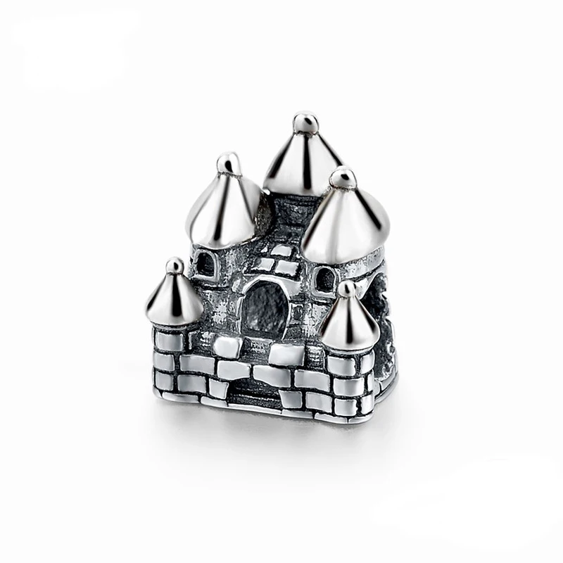 

Strollgirl 100% 925 Sterling Silver Exquisite Castle House Bead Charm Fit Pandora Bracelet Woman Fashion Jewelry Gifts Wholesale