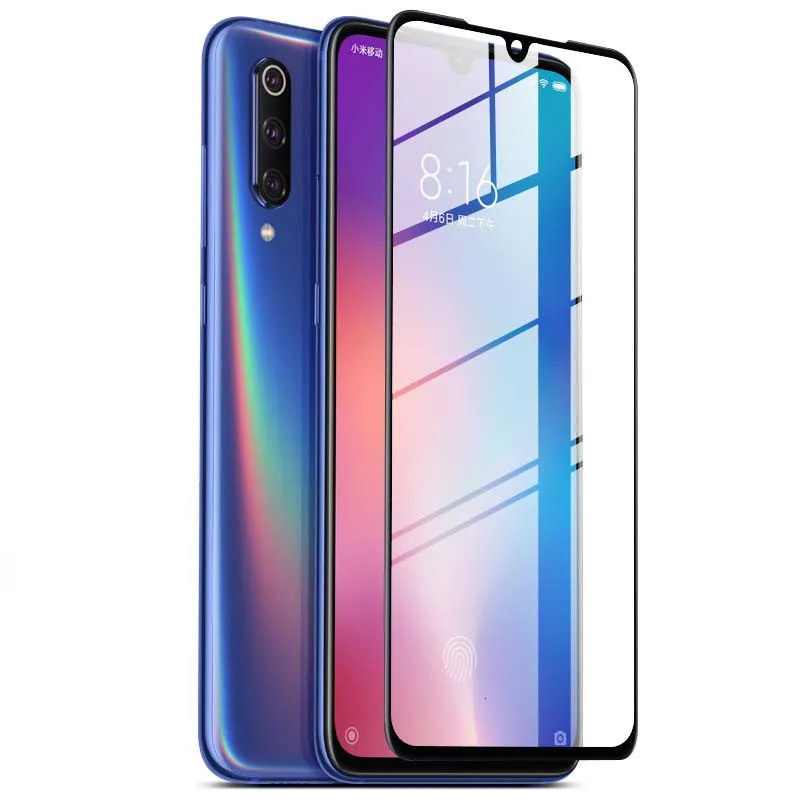 50 штук 9D изогнутые, с полным охватом закаленное Стекло для Xiaomi Mi 9 SE 9X CC9 CC9E-9 T, 8X8 Pro Honor 8 Lite Экран защитная пленка