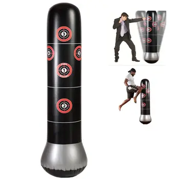 

Fitness Adult Children Inflatable Vertical Boxing Column Tumbler Inflatable Sandbag Decompression Toy Thicken 1.5 Meters High
