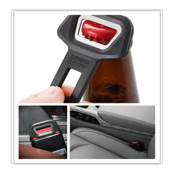 

car seat belt buckle clip beer opener bottle buckle auto For Audi Q3 Q5 SQ5 Q7 A1 A3 A4 A4L A5 A6 A6L A7 A8 S5 S6 S7