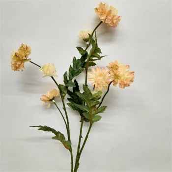 

12Pcs Fake Short Stem Iceland Daisy 20.47" Length Simulation Wild Chrysanthemum for Wedding Home Decorative Artificial Flowers