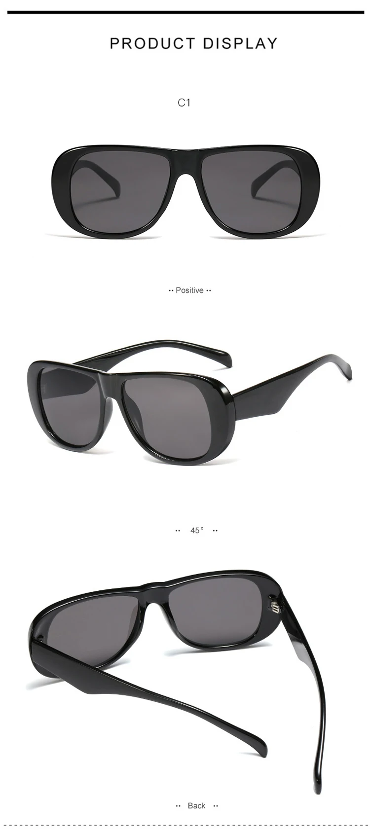 KIngswit новые брендовые винтажные дизайнерские прозрачные женские солнцезащитные очки, солнцезащитные очки, квадратные большие черные тёмные очки UV400 KS95205