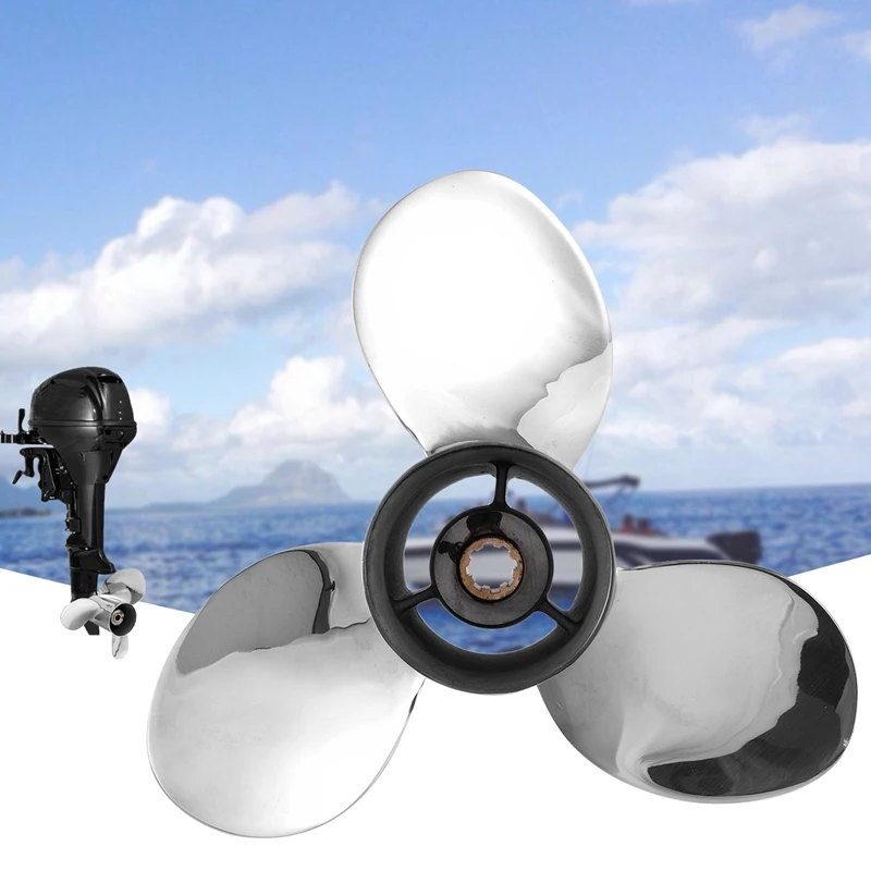 PROP PROPELLER NEW STAINLESS STEEL TO SUIT YAMAHA 9.9-15HP ENGINES