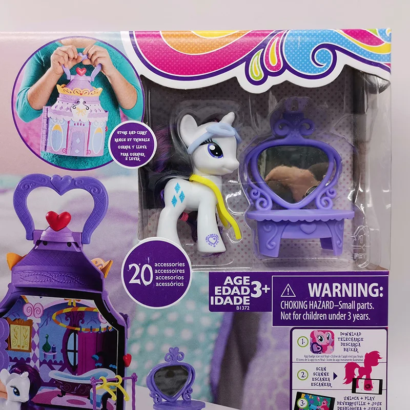 Hasbro My Little Pony Equestria Cute Logo Series Rare Bookstore Boy Girl Toy Children Doll  Birthday Gift