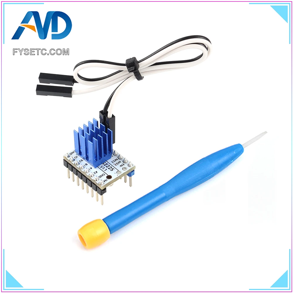 6 шт. TMC S2225 V1.1 шаговый двигатель драйвер Stepsticks Mute UART заменить TMC2208 TMC2209 256 Microsteps 2A