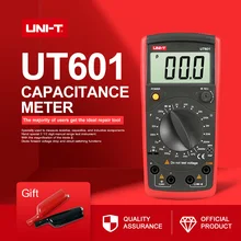 UT601 Современный Инструмент для измерения емкости и индуктивности конденсаторов и индукторов тестер LCR метр ом метр тестер Мегаомметр