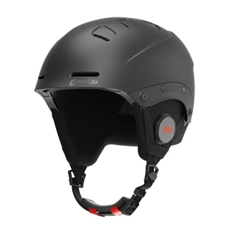 Black M Smart4u SS1 беспроводной шлем для катания на лыжах для мальчиков и девочек, водонепроницаемый велосипедный велосипед для велоспорта, Личная безопасность головы для детей - Цвет: Black M