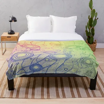 

Tie Dye Throw Blanket Soft Sherpa Blanket Bed Sheet Single Knee Blanket Office Nap Blanket