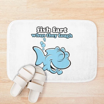 

fish fart Bath Mat Bathroom Bath Mat Set Mirrofiber Cartoon Bath Rug Set