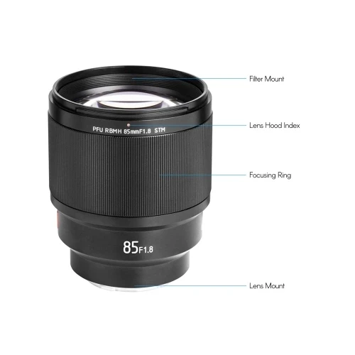  Viltrox 85mm F1.8 STM Professional Full-Frame E-Mount Camera Prime Lens for Sony A7 Series A6500 A6