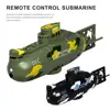 Mini RC Submarine 6CH high Speed Submarine SpeedBoat Remote Control Pigboat One Key diving boat 360degree turn around boat toys 4