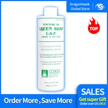 Горячая распродажа 16 унций бутылка чистый трафарет зеленое мыло для тату для мытья кожи тату после ухода тату принадлежности макияж стерилизация