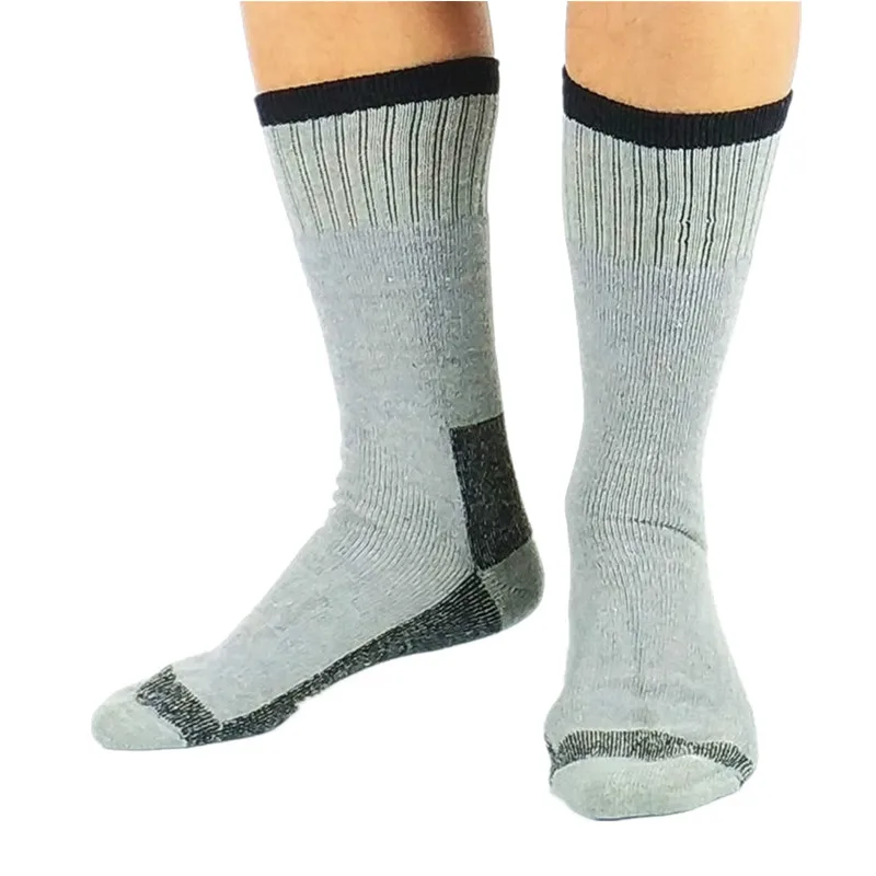 2 пары мужских серых носков для работы (толстые полностью махровые)|socks usa|work boot