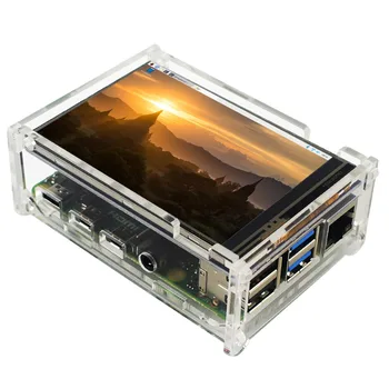 

3.5 Inch Lightweight Panel Module HDMI Accessories Easy Install Touch Screen Portable With Shell LCD Display For Raspberry Pi 4B