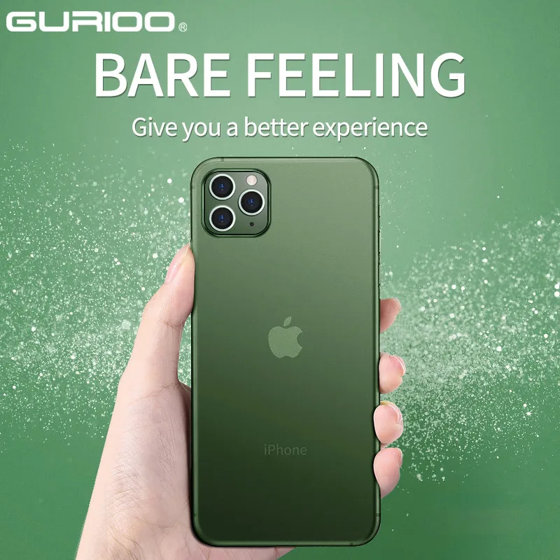 Матовые чехлы для iphone 11 Pro XR X XS Max тонкая жесткая прозрачная задняя крышка с