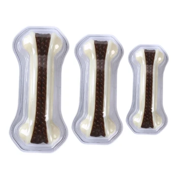 

Funny Resistant To Bite Bone Dog Puppy Molars Rubber Toys For Teeth Training Food Stick Bone Products Gnawing Teeth Toys Pet Toy