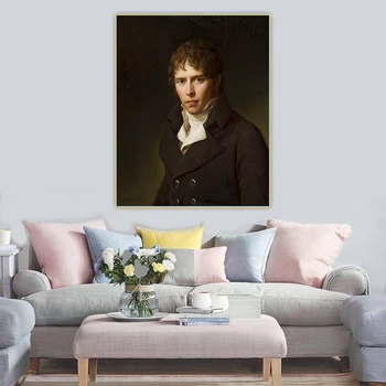 

Citon Francois Gerard《Portrait of Stanislaw Mniszek》Canvas Art Oil Painting Artwork Picture Wall Decor Backdrop Home Decoration