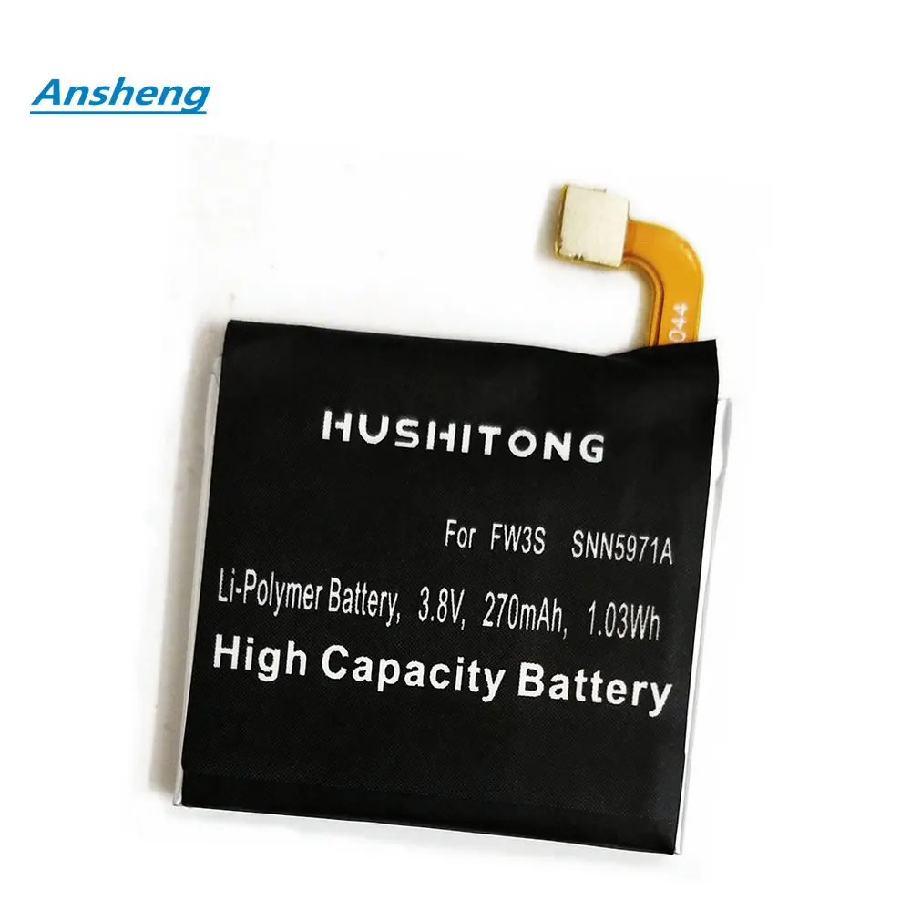 Ansheng High Quality 3.7V 270/300mAh Smart Watch Battery For Motorola