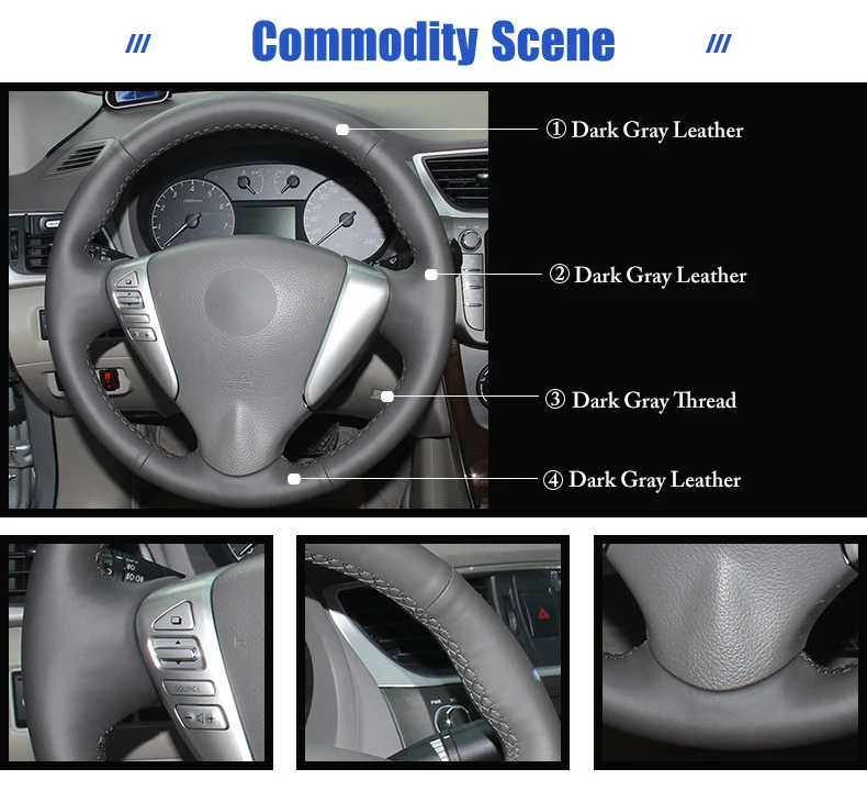 for Nissan Tiida steering wheel covers