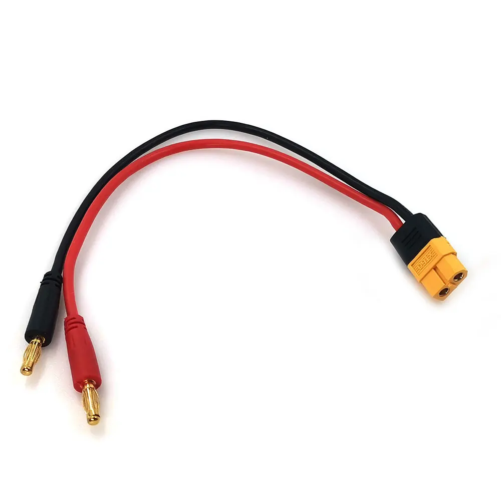 4 0 мм Пуля банан разъем к XT60 гнезду с 20 см 12AWG силиконовый провод кабель переходник