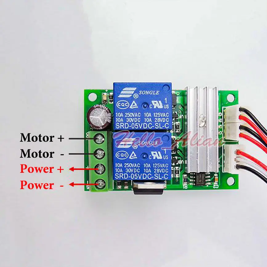 Bidirectional CW CCW Speed Regulator 12-48V 200A DC Motor Speed ...