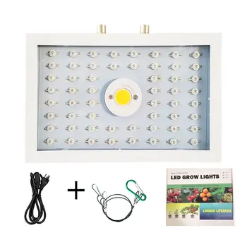 

Plants LED Grow Light Full Spectrum 1000W Double Chip Red/Blue/UV/IR Rectangle Light For Indoor Plants VEG BLOOM