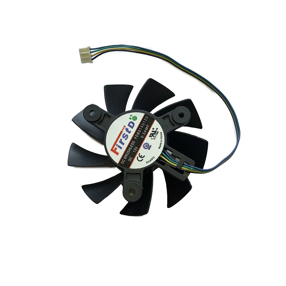 Бесплатная доставка вентилятор диаметром 75 мм для компьютерной видеокарты VGA