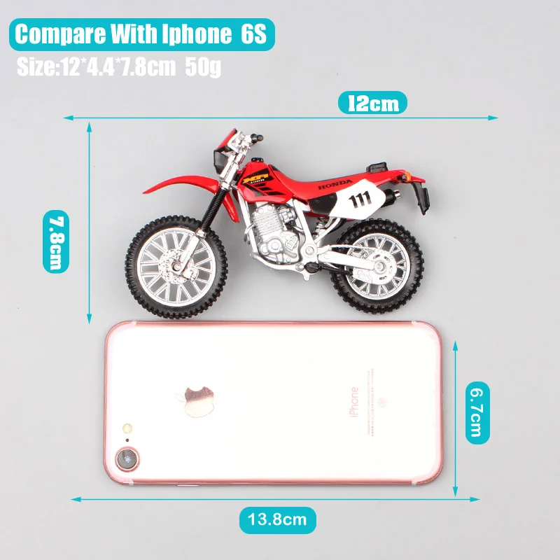 Детские 1:18 весы Maisto мини Honda XR400R Dirt Rider велосипед Diecasts& игрушечные транспортные средства мотокросса модель игрушки реплики мальчик
